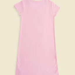 Pantaloons Junior Pink Cotton Printed Nightwear Top image 3