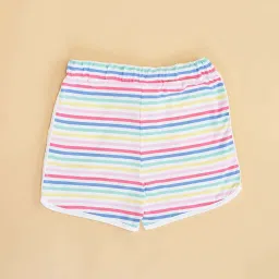 Pantaloons Junior Multicolor Cotton Striped Shorts image 3