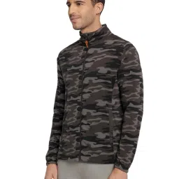 Wildcraft Black Regular Fit Camouflage Jacket image 3