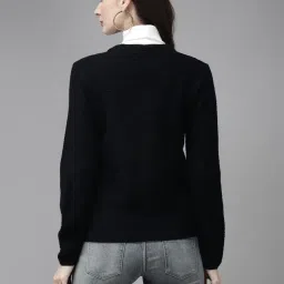 Cayman Black Embroidered Cardigan image 2