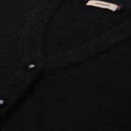 Cayman Black Embroidered Cardigan image 5