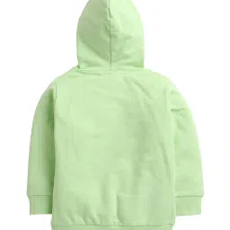 Bumzee Kids Green Printed Full Sleeves Sweatshirt image 2
