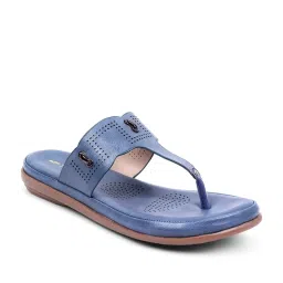 Trase Women's Teal T-Strap Sandals image 2