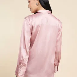 Marigold Lane Peach Solid Shirt image 2