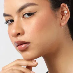 Sohi Minimal Gold Plated Ear Cuff Earrings image 2