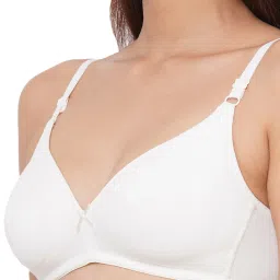 Inner Sense White Half Coverage T-Shirt Bra - Pack of 2 image 5