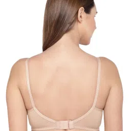 Inner Sense Beige & White Half Coverage T-Shirt Bra - Pack of 3 image 2