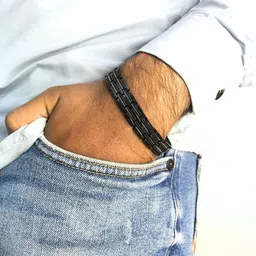 RKB Sales Men Stainless Steel Link Bracelet image 2