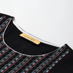 Aurelia Black Straight Kurta image 5