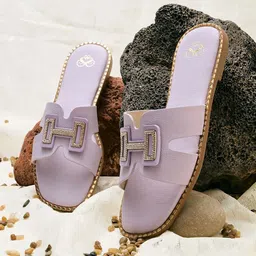 Sole To Soul Women Open Toe Flats with Bows-picture-16