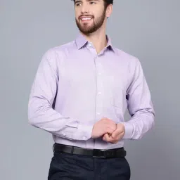 Cantabil Purple Regular Fit Shirt-picture-24