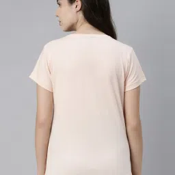 Kryptic Fuchsia & Beige Printed Cotton T-Shirt - Pack of 2 image 3