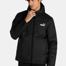 Puma Black Regular Fit Hooded Jacket image 1