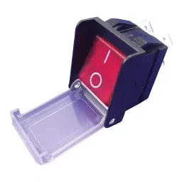 ARCOLECTRIC (BULGIN LIMITED) SWITCH, ROCKER, DPST, W/ COVER, RED, ILL, C1353AHNAA-picture-32