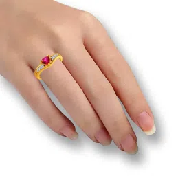 P.C. Chandra Jewellers 14 kt Gold Ring image 2