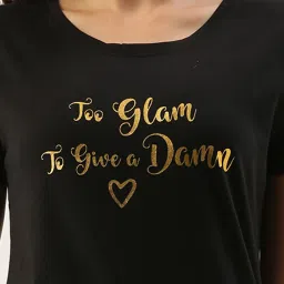 Kryptic Black & Fuchsia Printed Cotton T-Shirt - Pack of 2 image 5