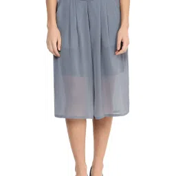 Miss Chase Grey Relaxed Fit Culottes image 1