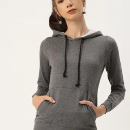 ARISE Women Charcoal Hooded Sweatshirt-picture-38