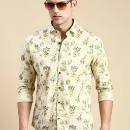 SHOWOFFFF Men Premium Slim Fit Floral Printed Casual Shirt-picture-26
