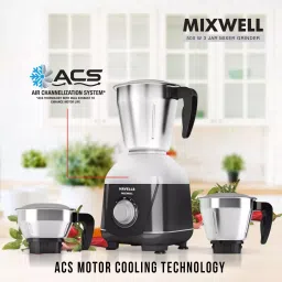 Havells Mix Well 500 W Juicer Mixer Grinder With 3 Jar (Black and Grey), GHFMGCIK050 image 2