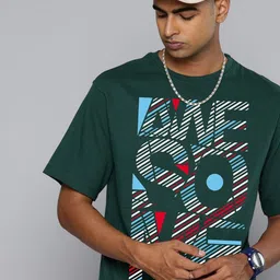 Moda Rapido Men Typography Printed Round Neck Cotton Relaxed Fit T-shirt-picture-18