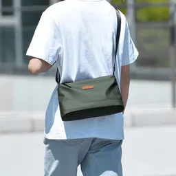 StyleCast Men Non-Detachable Sling Strap Messenger Bag image 3