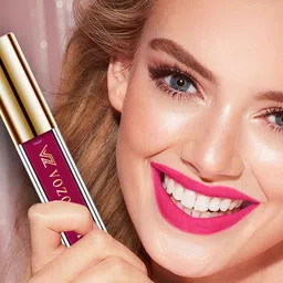 VOZO Set Of 2 Stay-All-Day Matte Liquid Lipstick - 8 ml Each - Magenta - 105 Maroon - 201 image 2