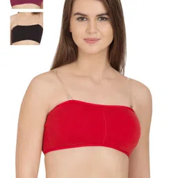 Tweens Pack of 3 Full-Coverage Tube Bras TW279-image-90