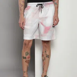 Calvin Klein Multi Cotton Regular Fit Printed Shorts-image-66