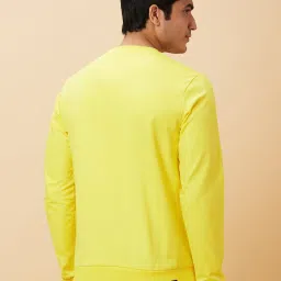 Being Human Yellow Regular Fit Printed Sweatshirt image 2