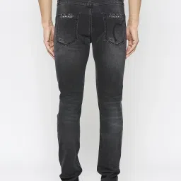 Being Human Black Slim Fit Distressed Jeans image 2