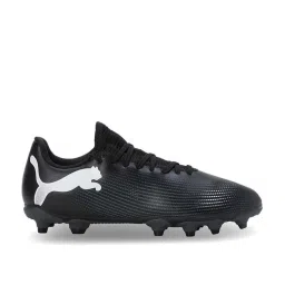 Puma Kids FUTURE 7 PLAY FG/AG Black Football Shoes image 2