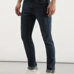 Lee Dark Indigo Cotton Skinny Fit Jeans image 3