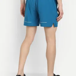 Dida Blue Polyster Regular Fit Solid Shorts image 2