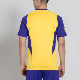 adidas Real Madrid Orange Slim Fit Football Training Jersey image 2