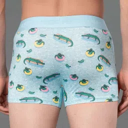 Red Tape Blue Printed Trunks image 2