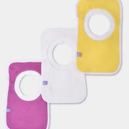 MiArcus Kids Multicolor Embroidered Bibs (Pack of 3) image 2