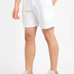 adidas White Regular Fit Shorts image 3