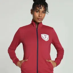 Puma Red Cotton Sports Jacket-image-44