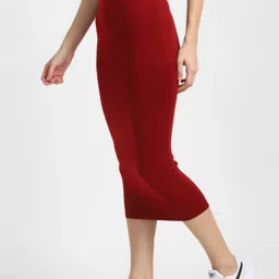 Reebok Red Striped Bodycon Skirt image 3