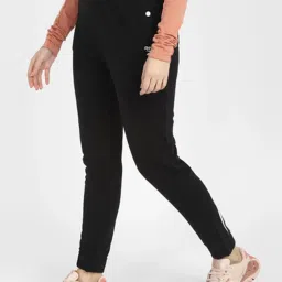 Reebok Black Cotton Sports Track Pants image 3