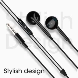 Zebronics Black Zeb-Buds 30 3.5mm Stereo Wired in Ear Earphone with Microphone image 2