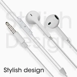 Zebronics White Zeb-Buds 30 3.5mm Stereo Wired in Ear Earphone with Microphone image 2