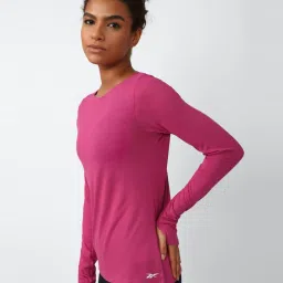 Reebok Pink Regular Fit T-Shirt image 3