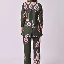 The Missy Co. Green Printed Blazer image 2