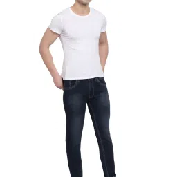 Allen Cooper Dark Blue Regular Fit Jeans image 5