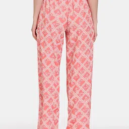 Zivame Pink Printed Pyjamas image 2