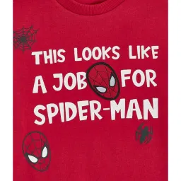 Pantaloons Junior Dark Pink Printed Full Sleeves Sweatshirt image 3