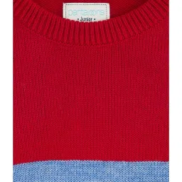 Pantaloons Junior Multicolor Striped Full Sleeves Sweater image 3