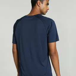 Puma Blue Slim Fit Sports T-Shirt image 2